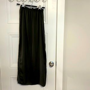 Forest Green Maxi Skirt